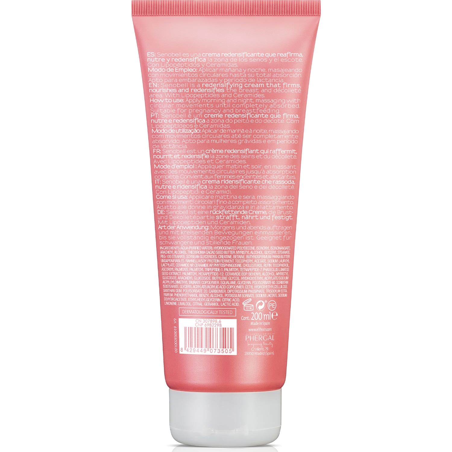 E'lifexir Dermo Senobell Leche Reafirmante Tonificante 200ml
