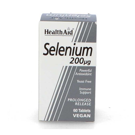 Healthaid Selenio 200 Gr 60 Comprimidos