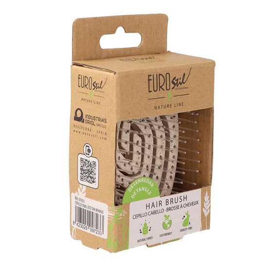 Eurostil Nature Line Eco Cepillo Ovalado Sin Mango 1 ud