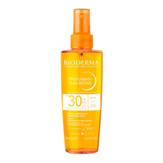 Bioderma Photoderm Huile BRONZ Aceite Seco Invisible SPF30 Spray 200ml