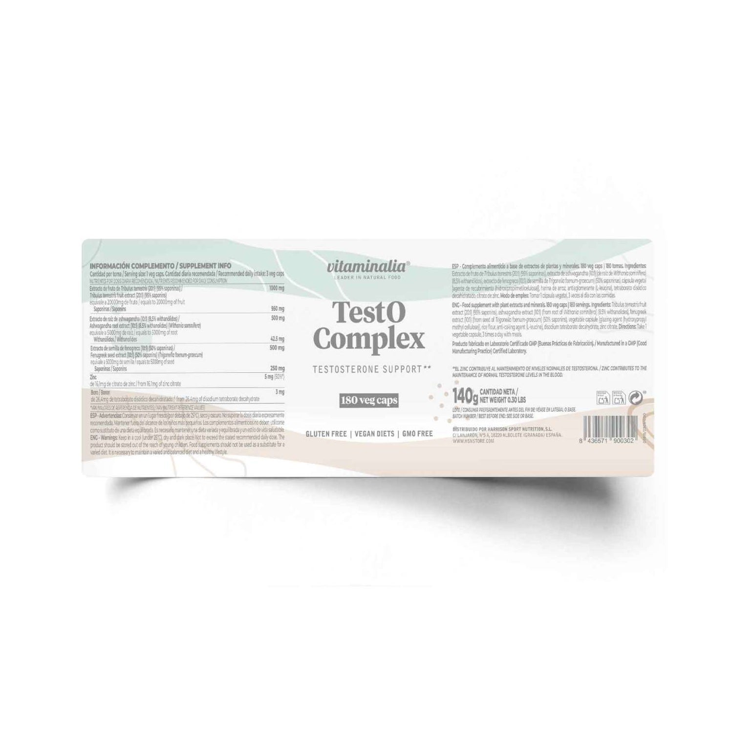 Vitaminalia Testo Complex 180vcaps
