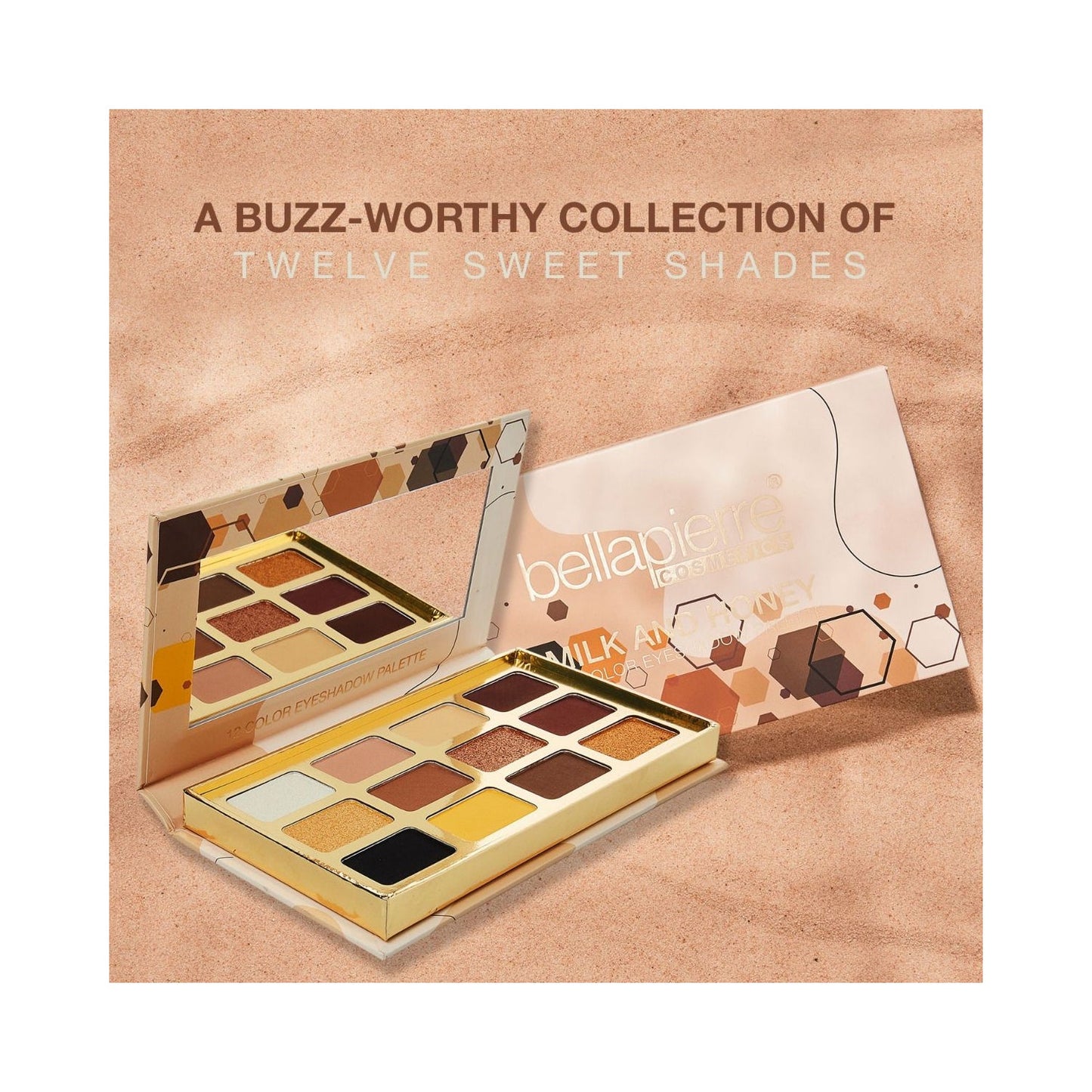 Bellapierre Cosmetics Everyday Nude 12 Eyeshadow Palette 1ud
