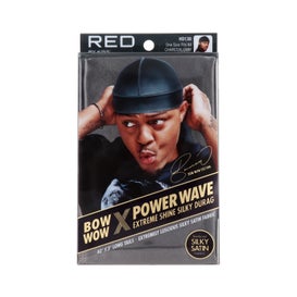 Red By Kiss Power Wave Extreme Silky Durag Charcoal Gray 1ud