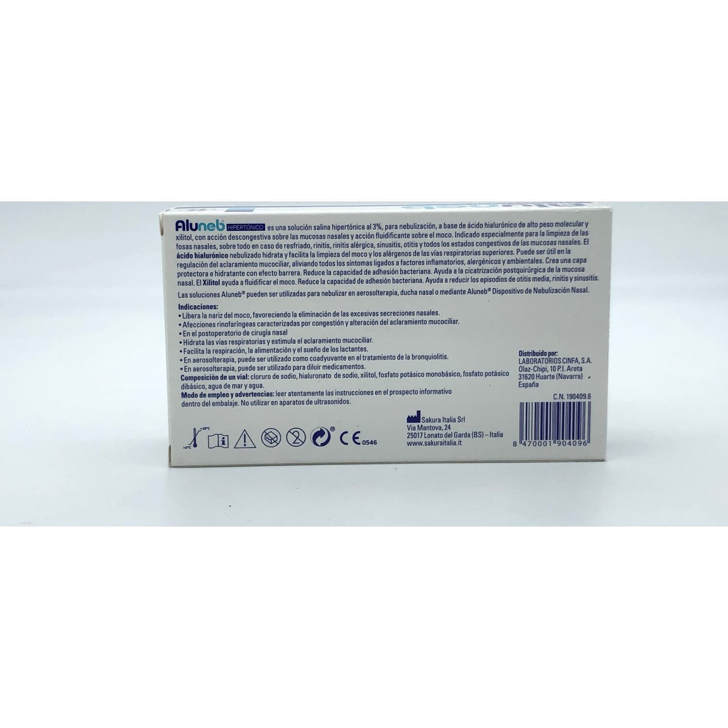 Aluneb Hipertónico 20 Viales 5ml