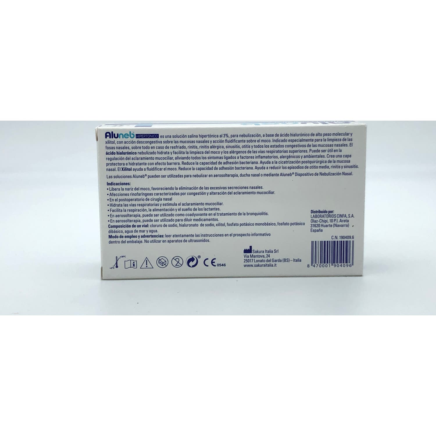 Aluneb Hipertónico 20 Viales 5ml