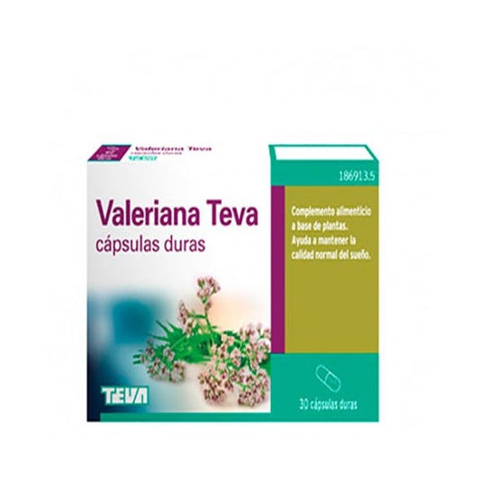 Valeriana Teva 30 capsulas Duras