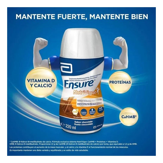 Ensure Nutrivigor Sabor Chocolate 4x220ml