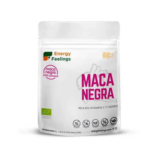 Energy Feelings Maca Negra Polvo Eco Vegan Sin gluten 200 g