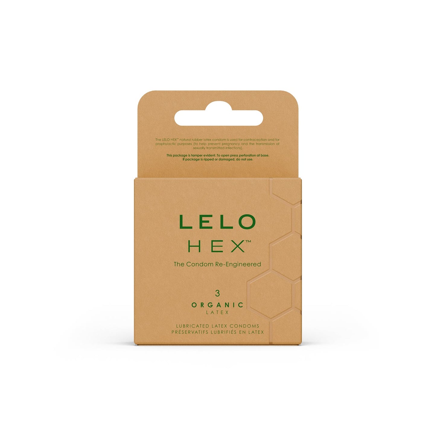 Lelo Hex Pack Organic Latex Condoms 3uds