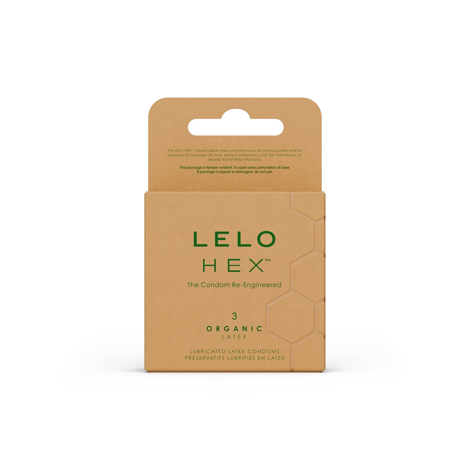 Lelo Hex Pack Organic Latex Condoms 3uds