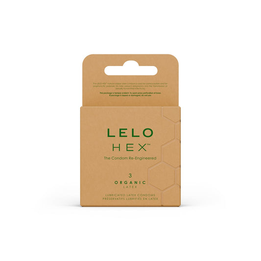Lelo Hex Pack Organic Latex Condoms 3uds