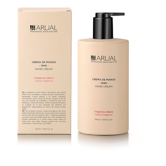 Arual Crema de Manos Fragancia Clásica 500ml