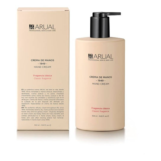 Arual Crema de Manos Fragancia Clásica 500ml
