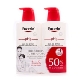 Eucerin Gel de Baño Pack de 2 Envases x 400ml