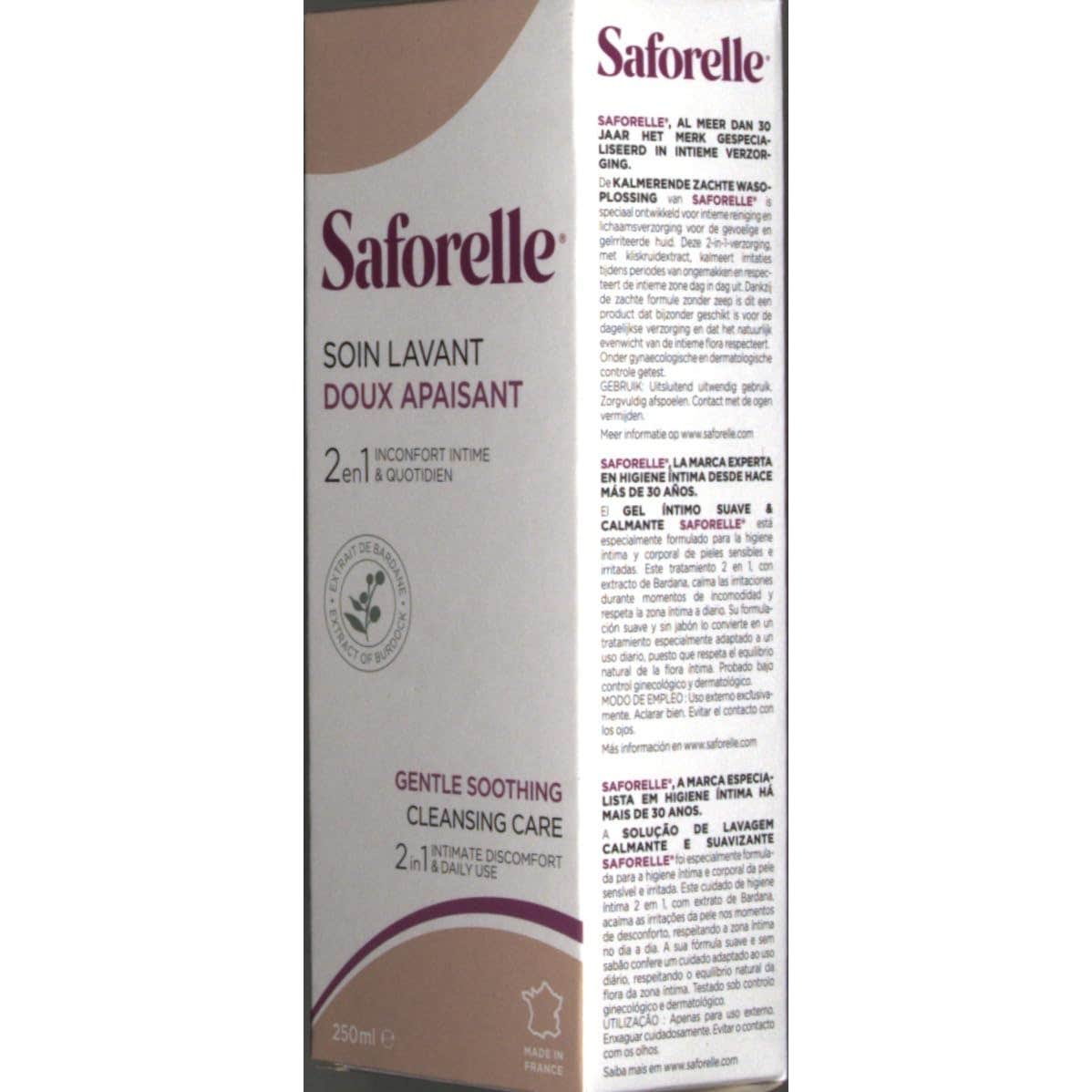 Saforelle Gel Suave y Calmante 250ml