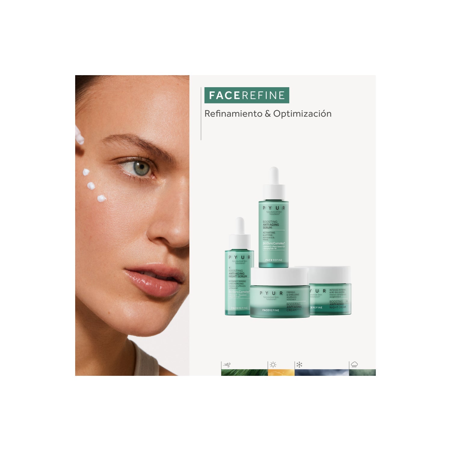 PYUR Boosting Anti Aging Crema SPF30 50 ml