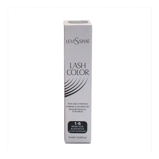 Levissime Lash Color Cejas y Pestañas 1-6 Negro Azul 15ml