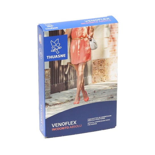 Thuasne Venoflex 2 Incognito Absolu Calcetín Natural 3N 1 Par