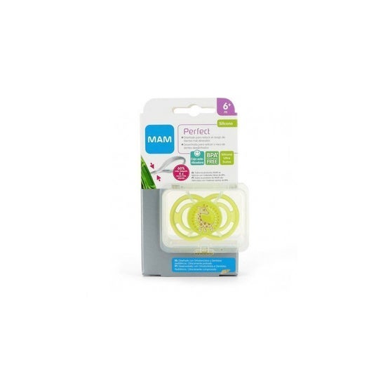 MAM Perfect Dento-flex chupete silicona +6 meses 1ud