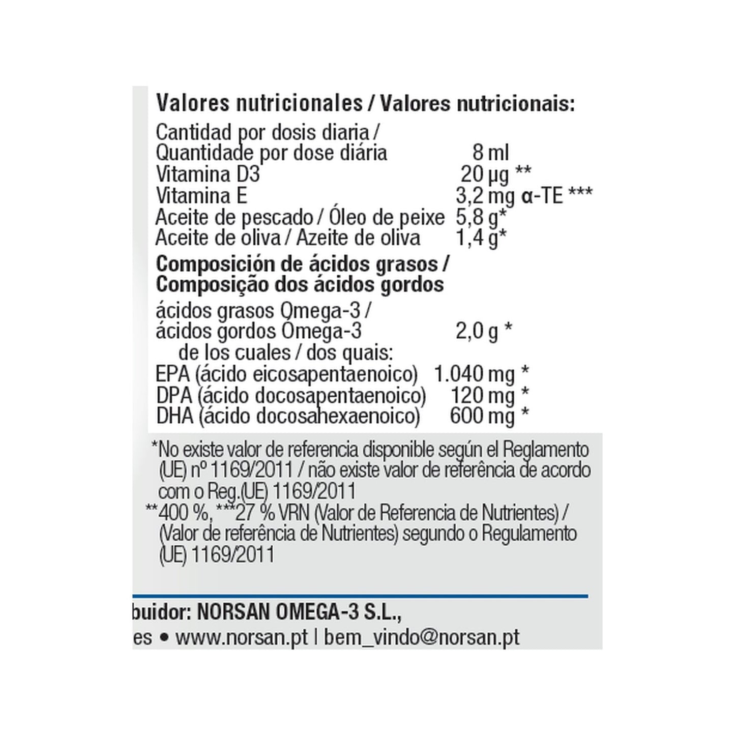 Norsan Omega-3 Total Limón 200ml