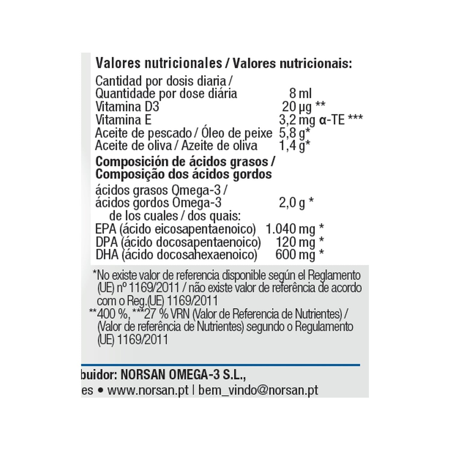 Norsan Omega-3 Total Limón 200ml