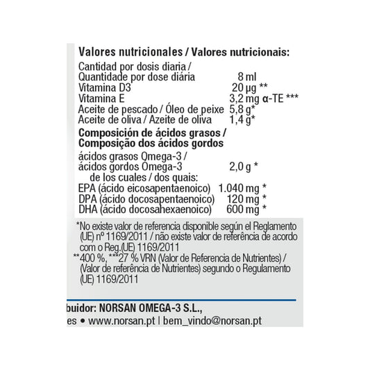 Norsan Omega-3 Total Limón 200ml