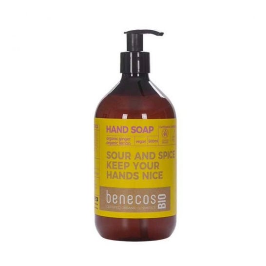 Benecos Jabon de Manos Jengibre y Limon Bio Vegan 500 ml