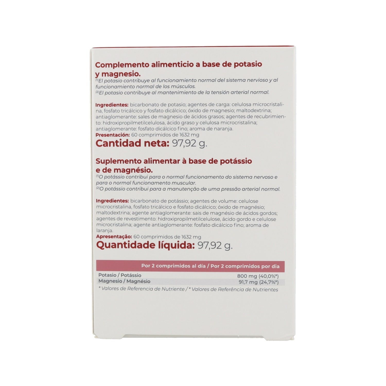 Inovance Potassium 60comp