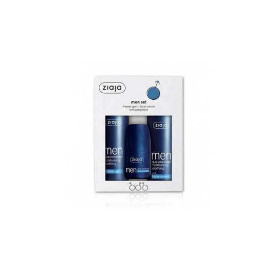 Ziaja Men Set Gel Baño+ Crema Facial+ Deseodorante