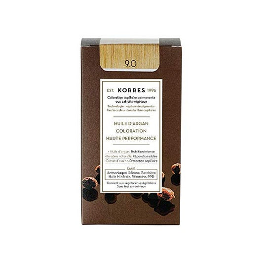 Korres Tinte Avanzado Aceite de Argán 9.0 Rubio Muy Claro