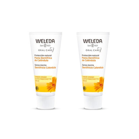 Weleda Pasta Dentífrica de Caléndula Sabor Hinojo 2x75ml