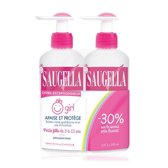 Saugella Girl Emulsión Limpiadora 2 200ml