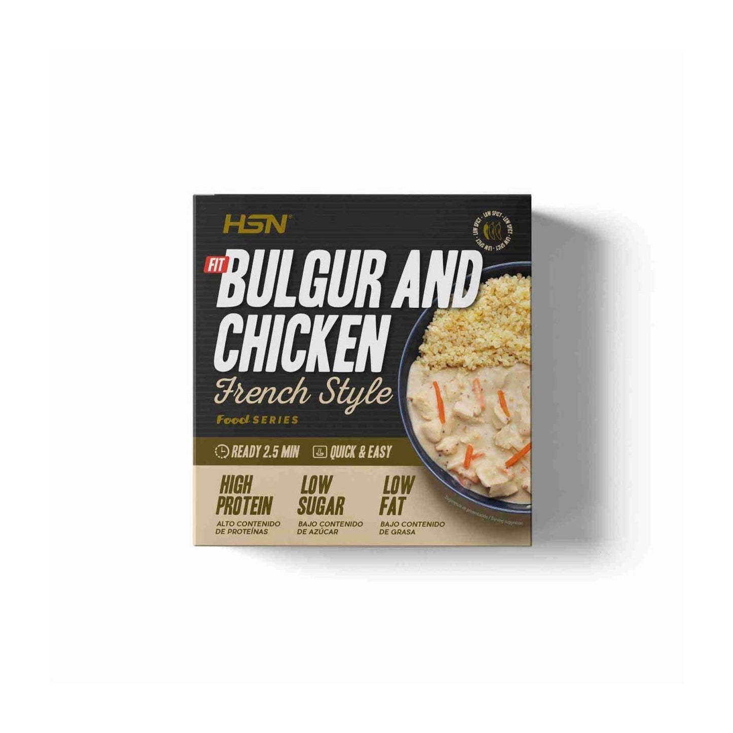 HSN Plato Preparado Estilo Fit Bulgur con Pollo en Salsa de Mostaza Estilo Francés 420 g