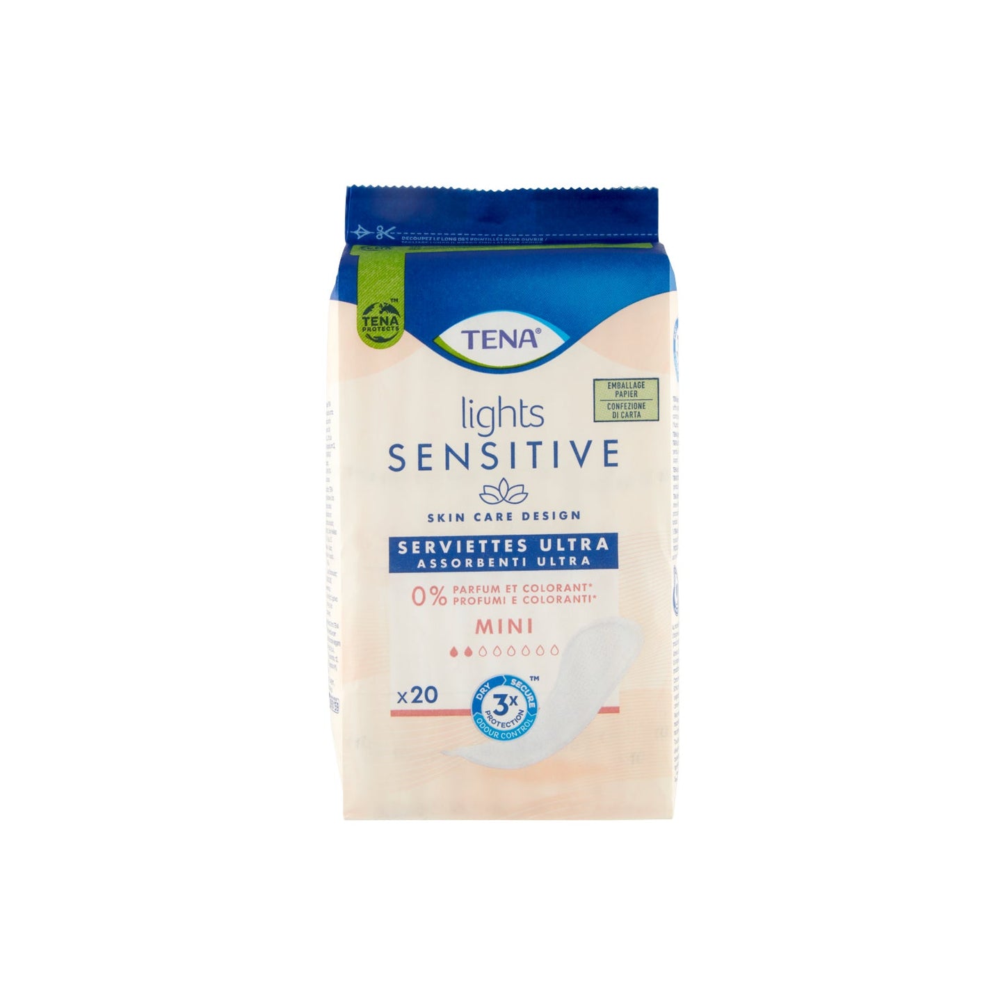 Tena Lights Sensitive Mini 20uds