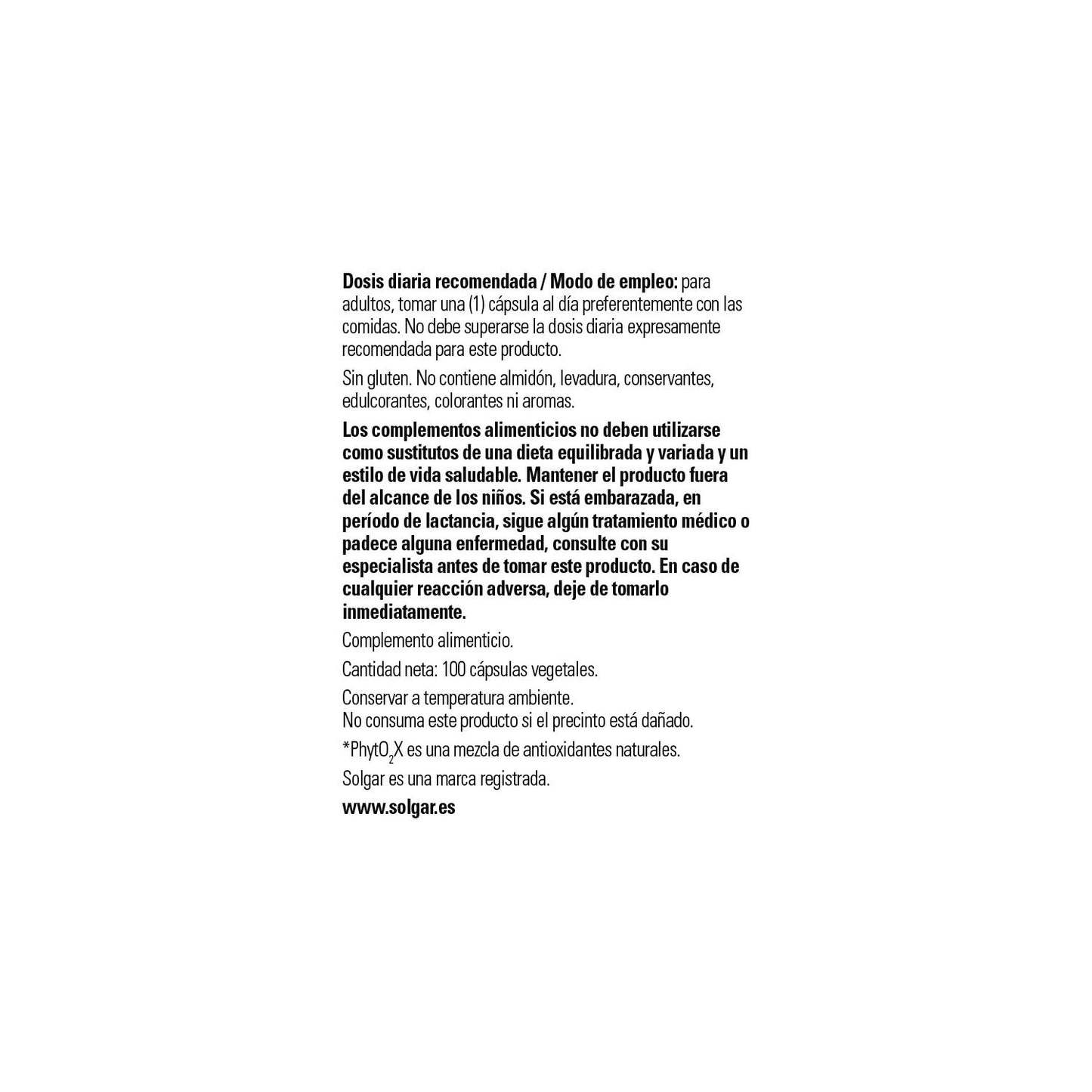 Solgar Gotu Kola Extracto 100vcaps