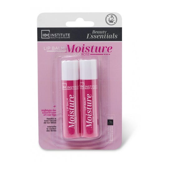 IDC Institute Lip Balm Moisture Rosé 2x4 g