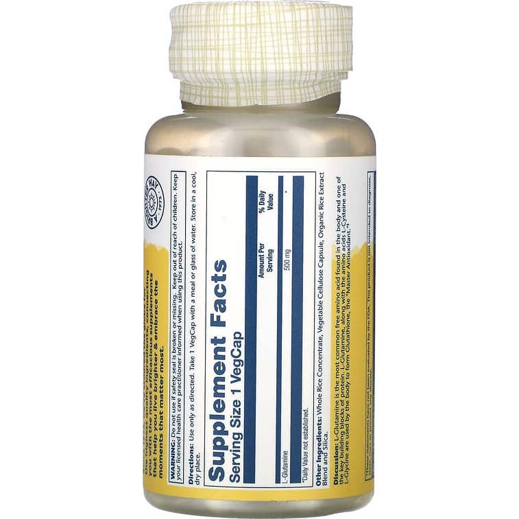 Solaray L-Glutamine 500mg 50caps