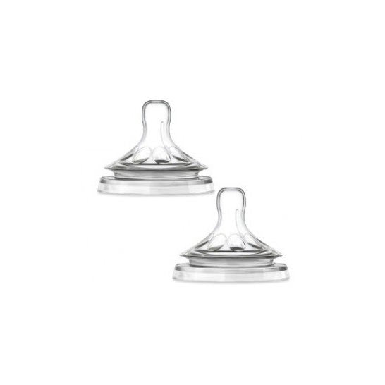 Avent tetina natural líquidos espesos +6 meses 2uds