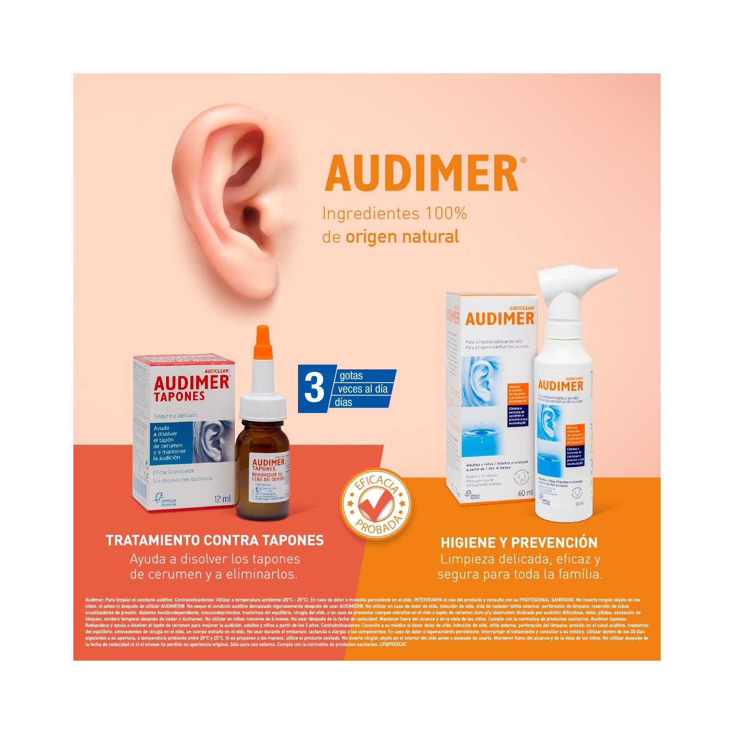Audimer Tapones 12ml