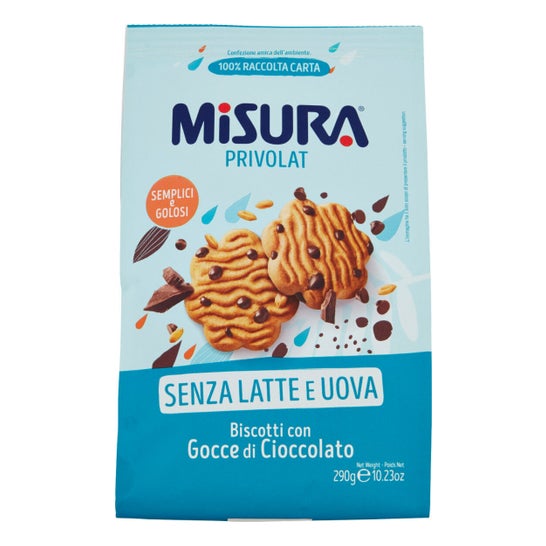 Misura Privolat Biscotti con Gocce di Cioccolato 290g