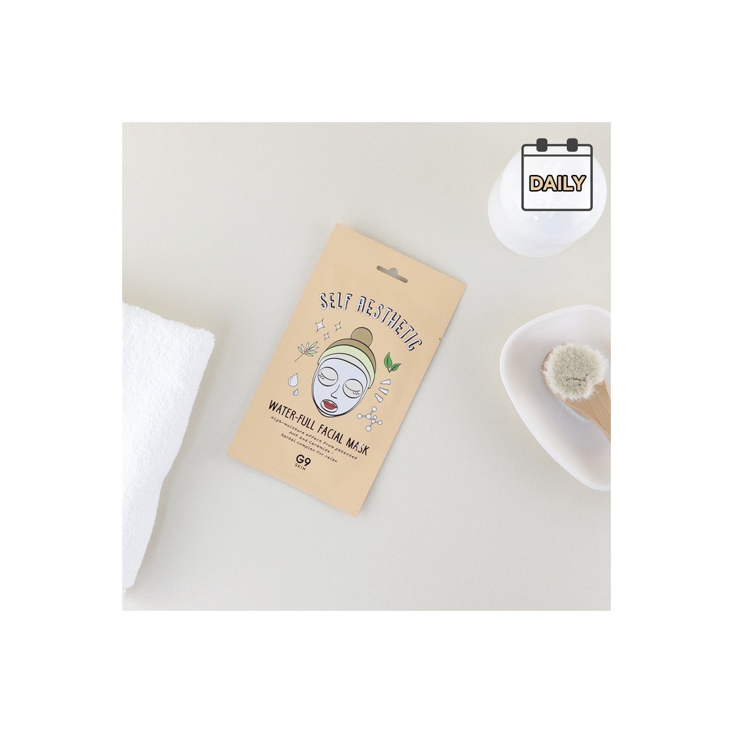 G9 Skin Self Aesthetic Water-full Facial Mask 1ud