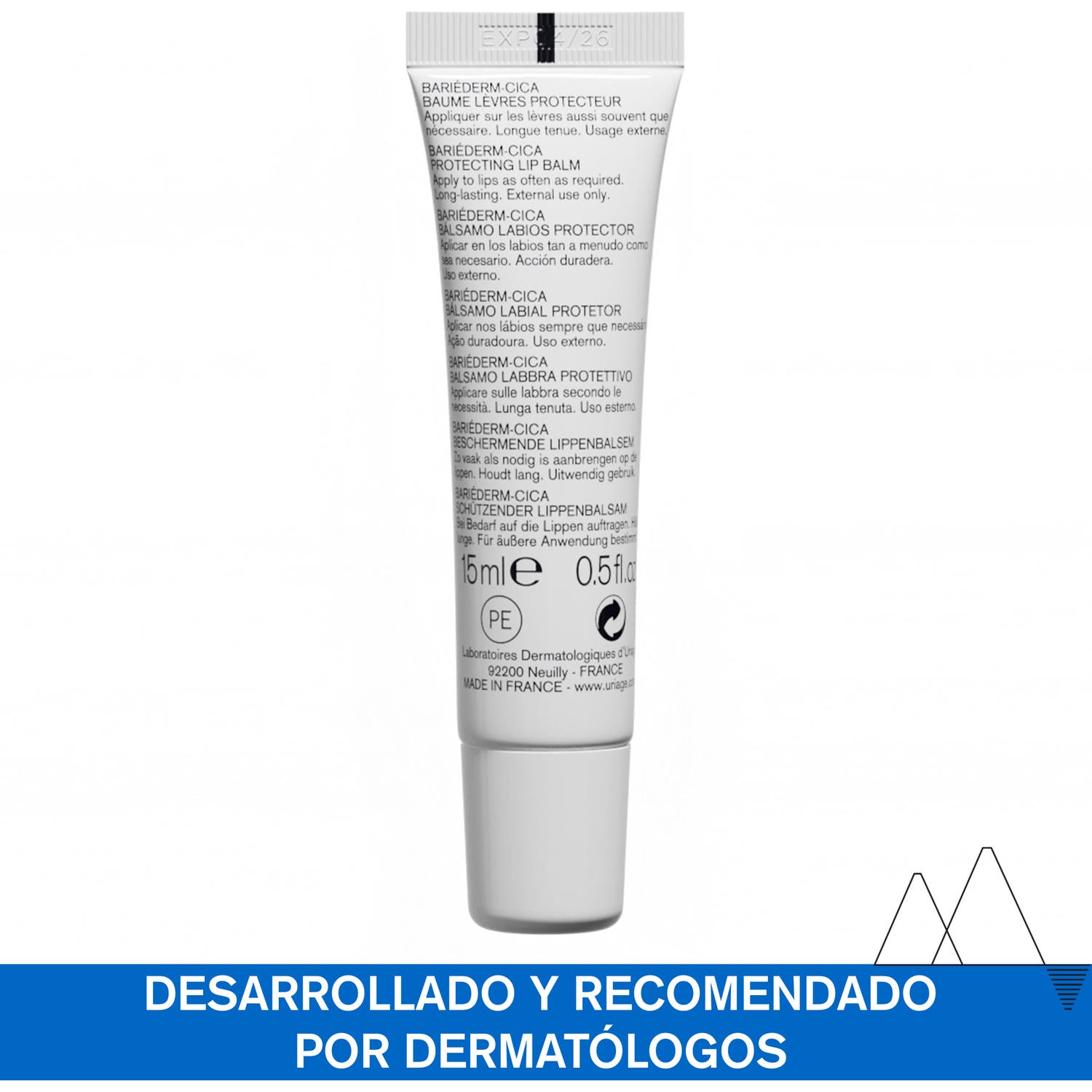 Uriage Bariederm Cica-Labios Bálsamo Reparador 15ml