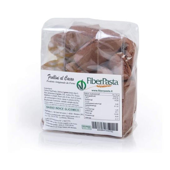 Fiberpasta Frollini Cacao 250 g