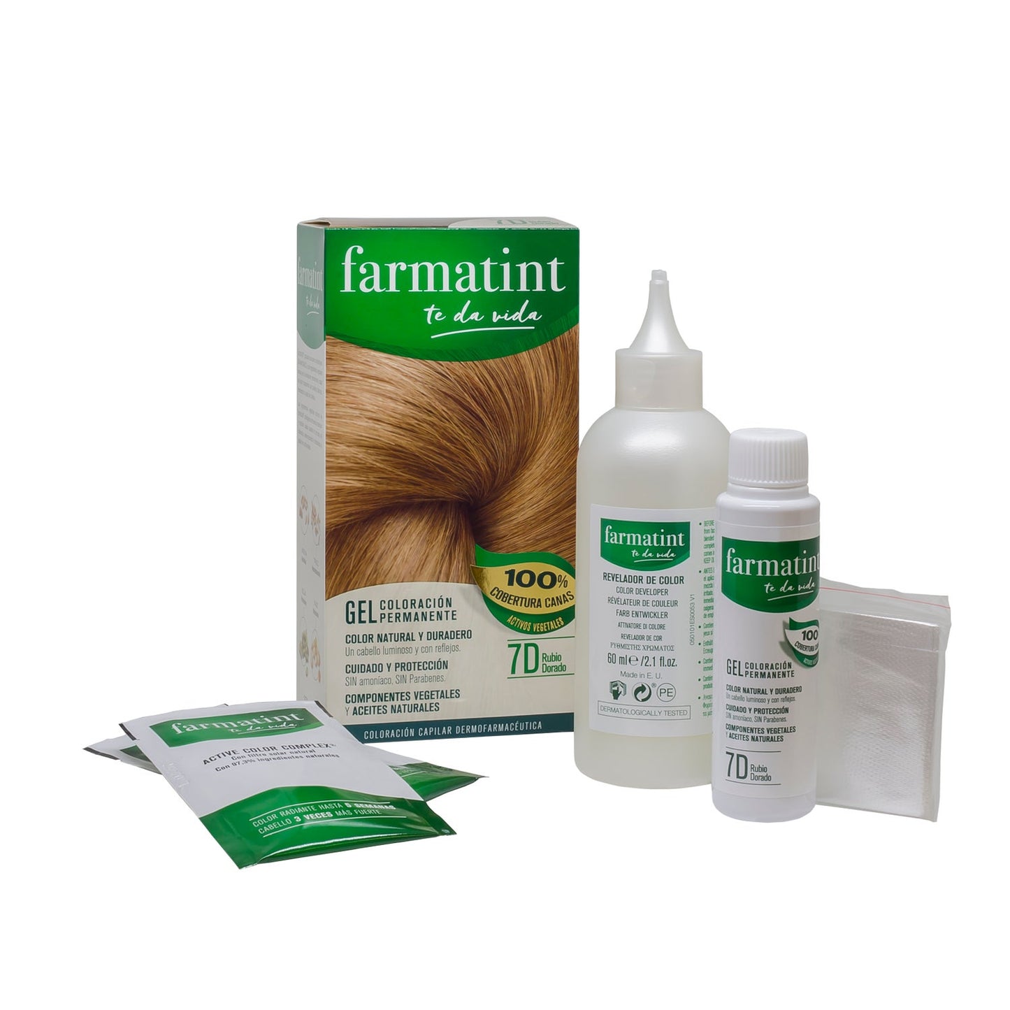 Farmatint Gel 7D Rubio Dorado 135ml
