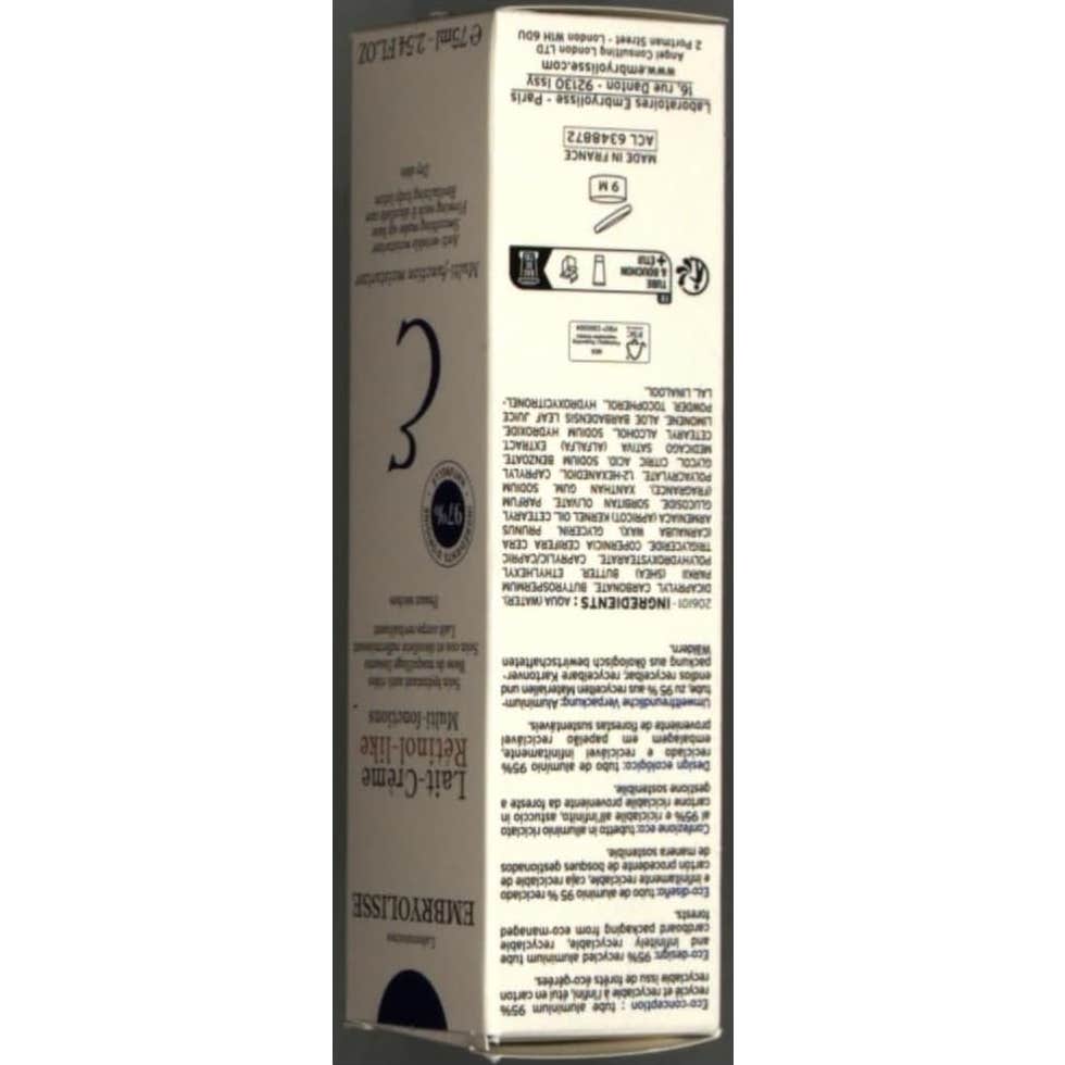 Embryolisse Leche Crema Retinol Like 75ml