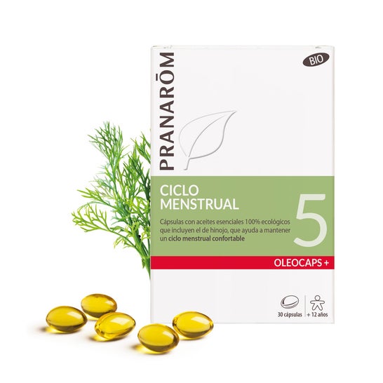 Pranarôm Oleocaps+ 5 Ciclo Menstrual BIO 30 caps