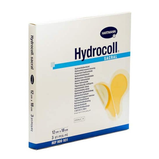 Hydrocoll Sacral Apósito 12x18cm 3uds