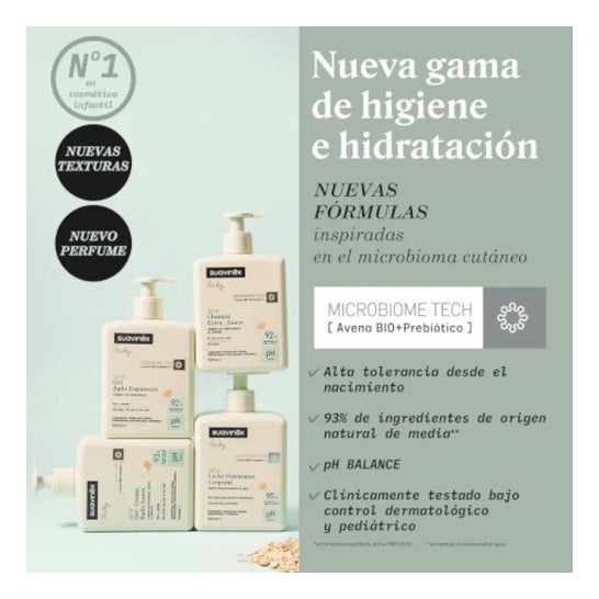 Suavinex Pediátrico Gel-Champú Espumoso 500ml