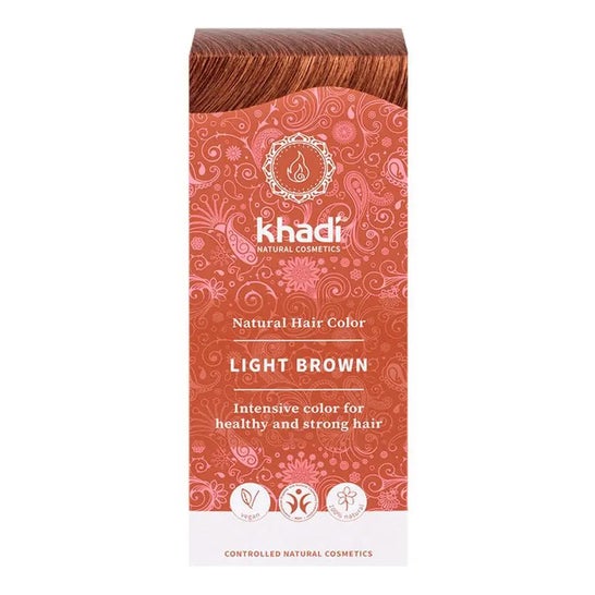 Khadi Tinte Castaño Claro 100% Vegetal 100g