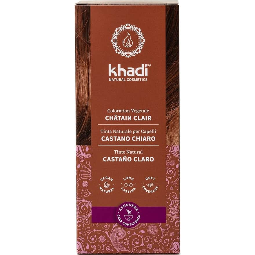 Khadi Tinte Castaño Claro 100% Vegetal 100g